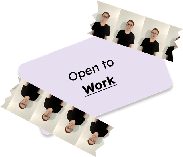 A sign that says 'Open to internship'